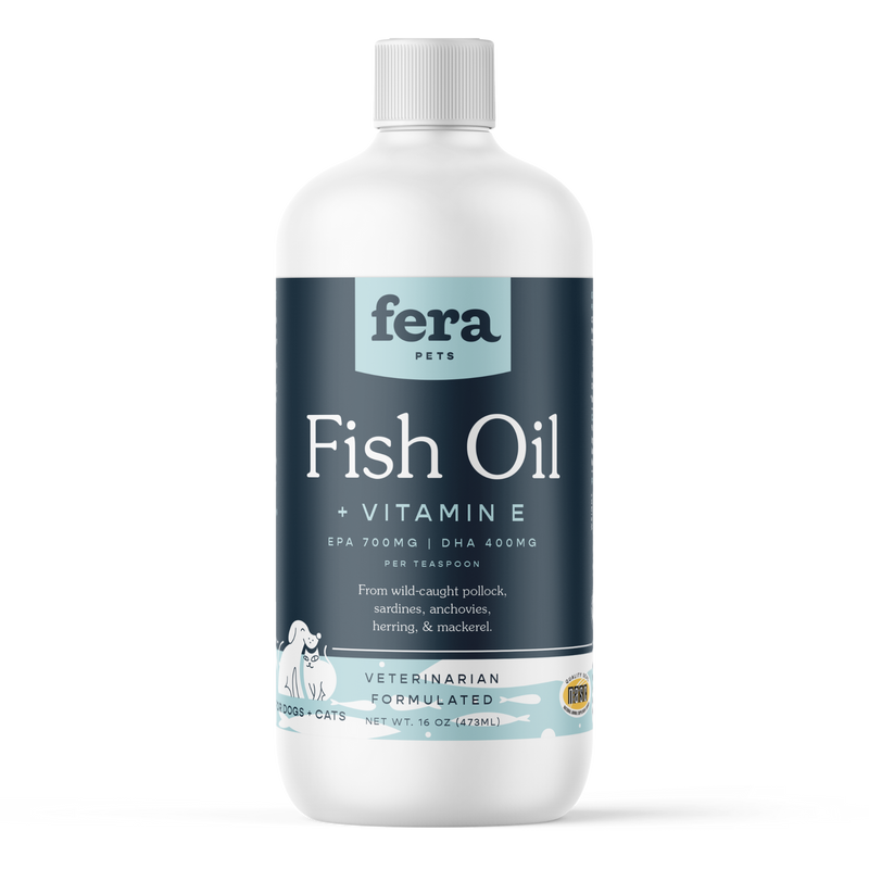 Fish Oil with Vitamin E for Dogs and Cats by Fera Pets 